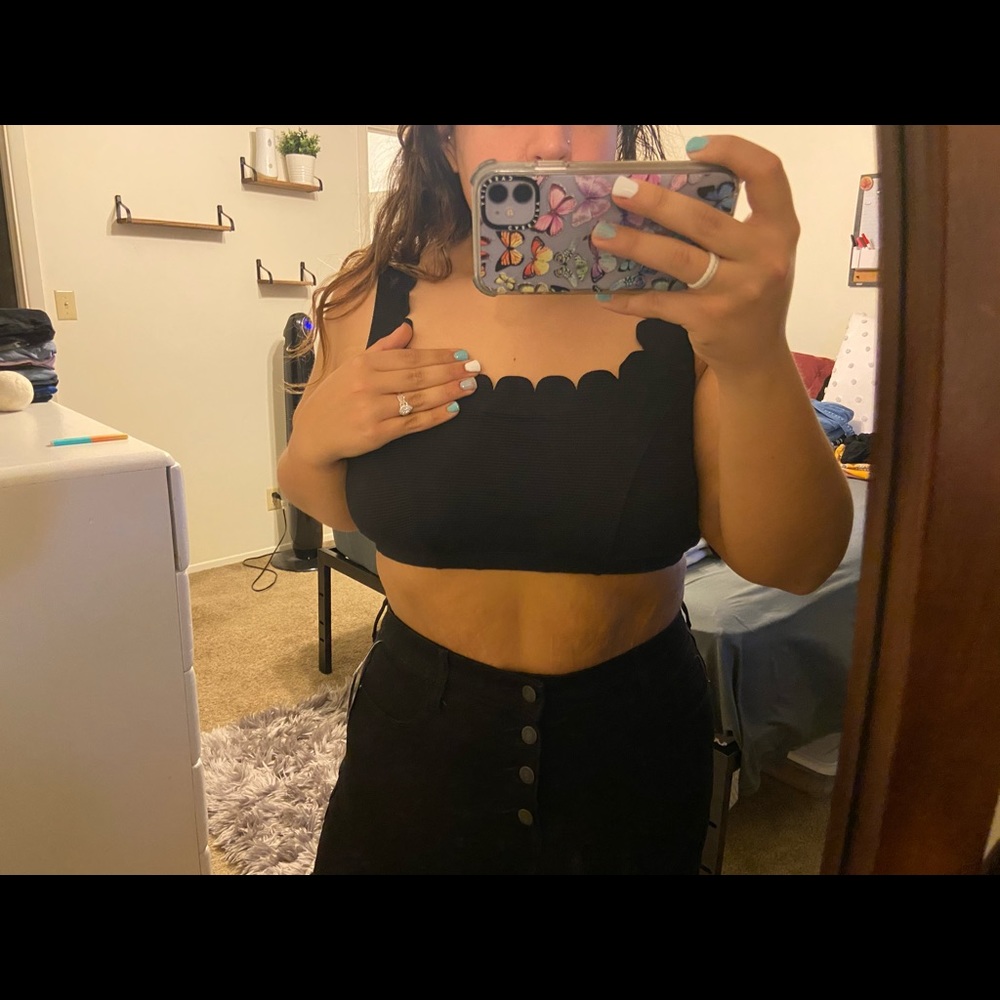 Scalloped Bikini Top